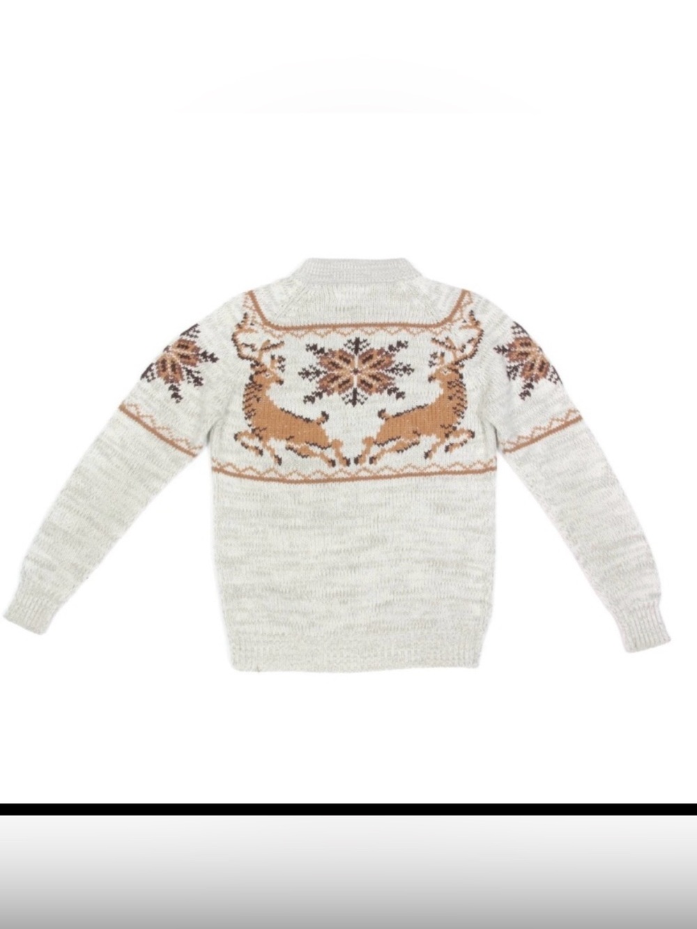 SILTON California Nordic deer Sweater VTG 70s holiday ski pullover